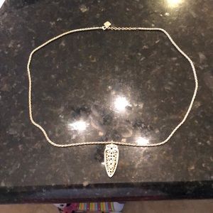 Kendra Scott Sienna gold pendant necklace